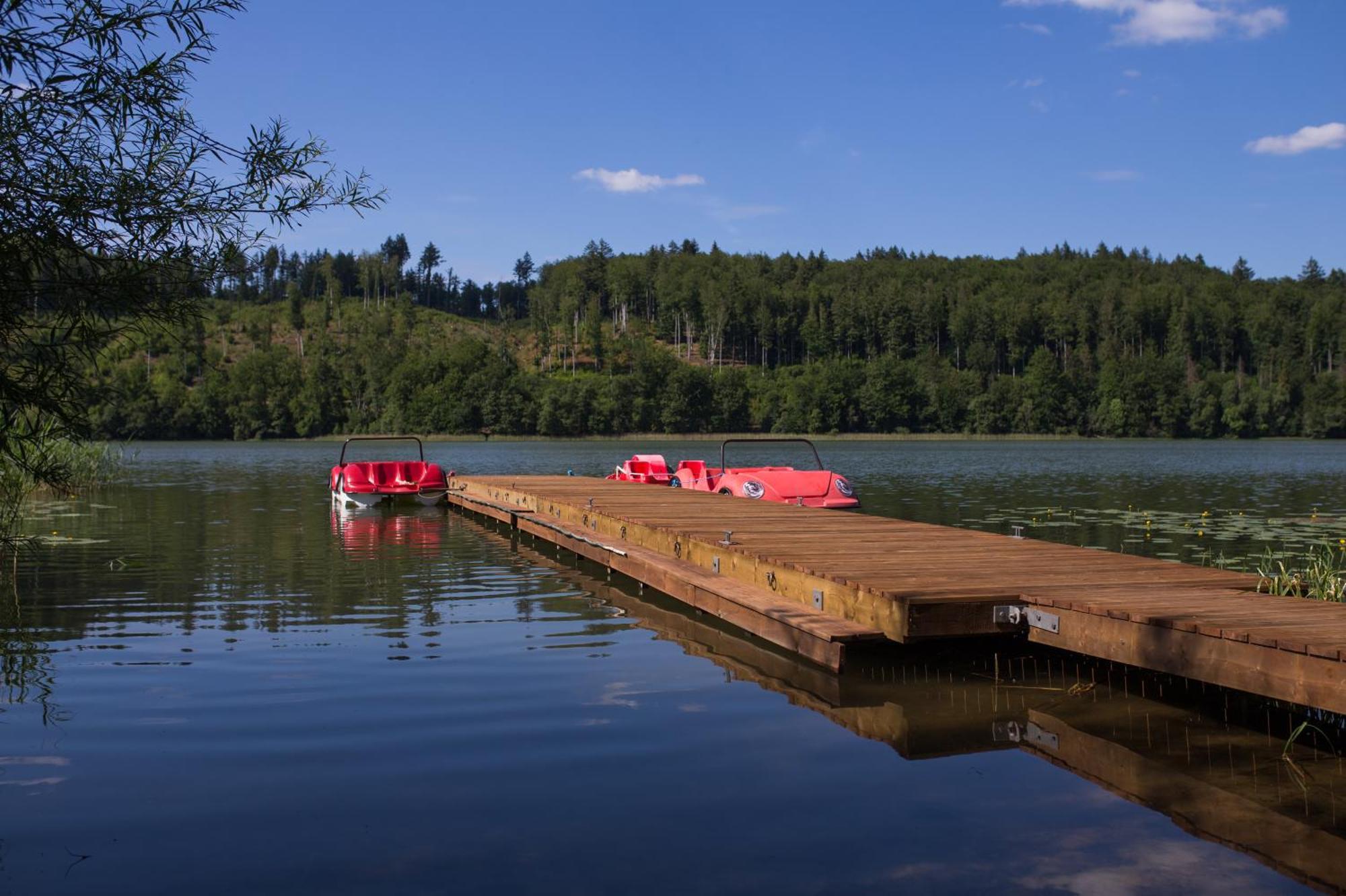 Malinowe Wzgorze Domki 90 M2 Z Sauna I Balia Krzeszna Eksteriør billede